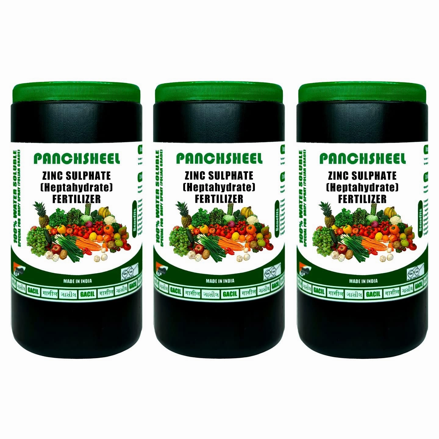 Super Zinc Sulphate Micronutrient Fertilizer (3 Kgs),potted plant decor