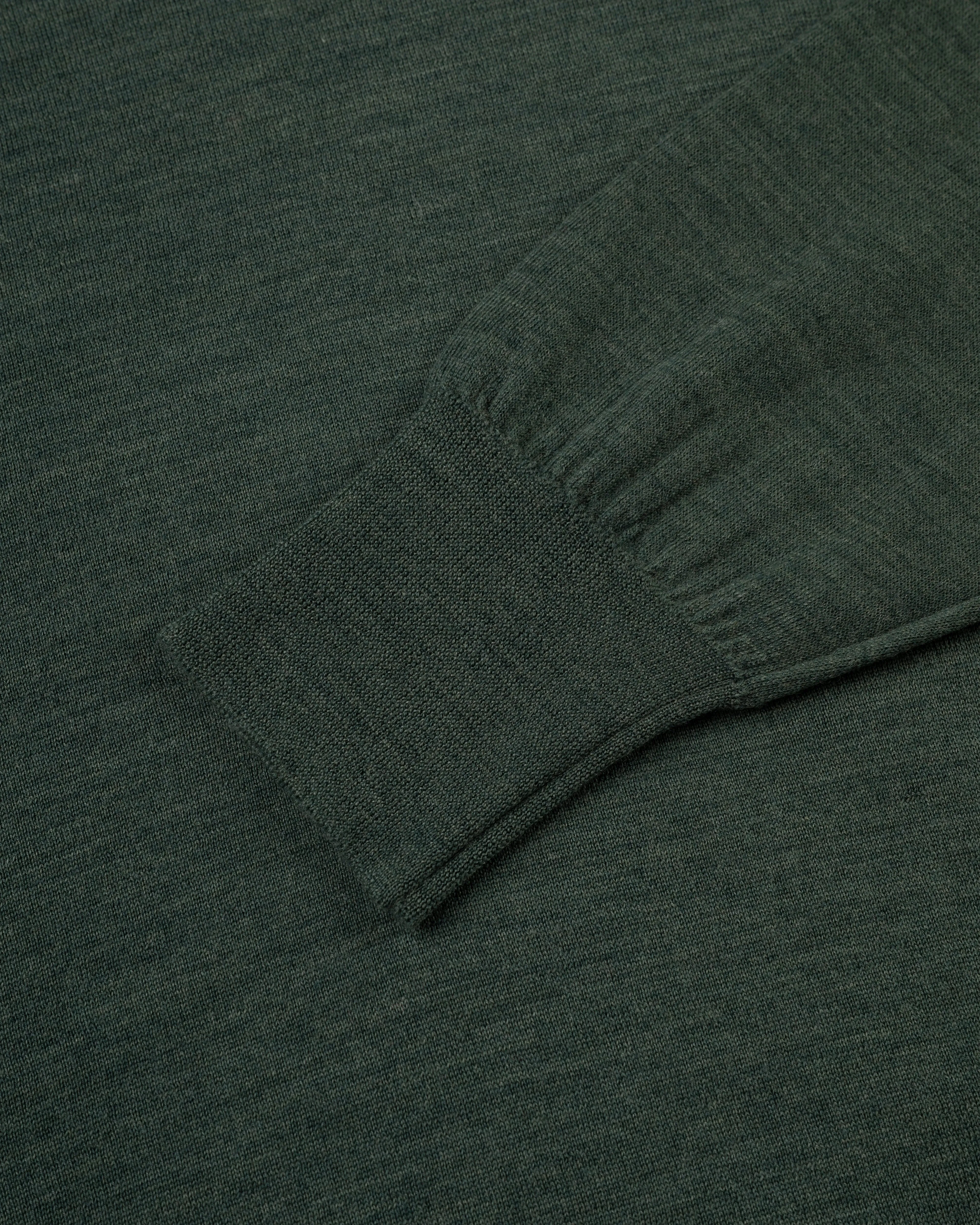 SUPERFINE MERINO WOOL PULLOVER - GRÜN