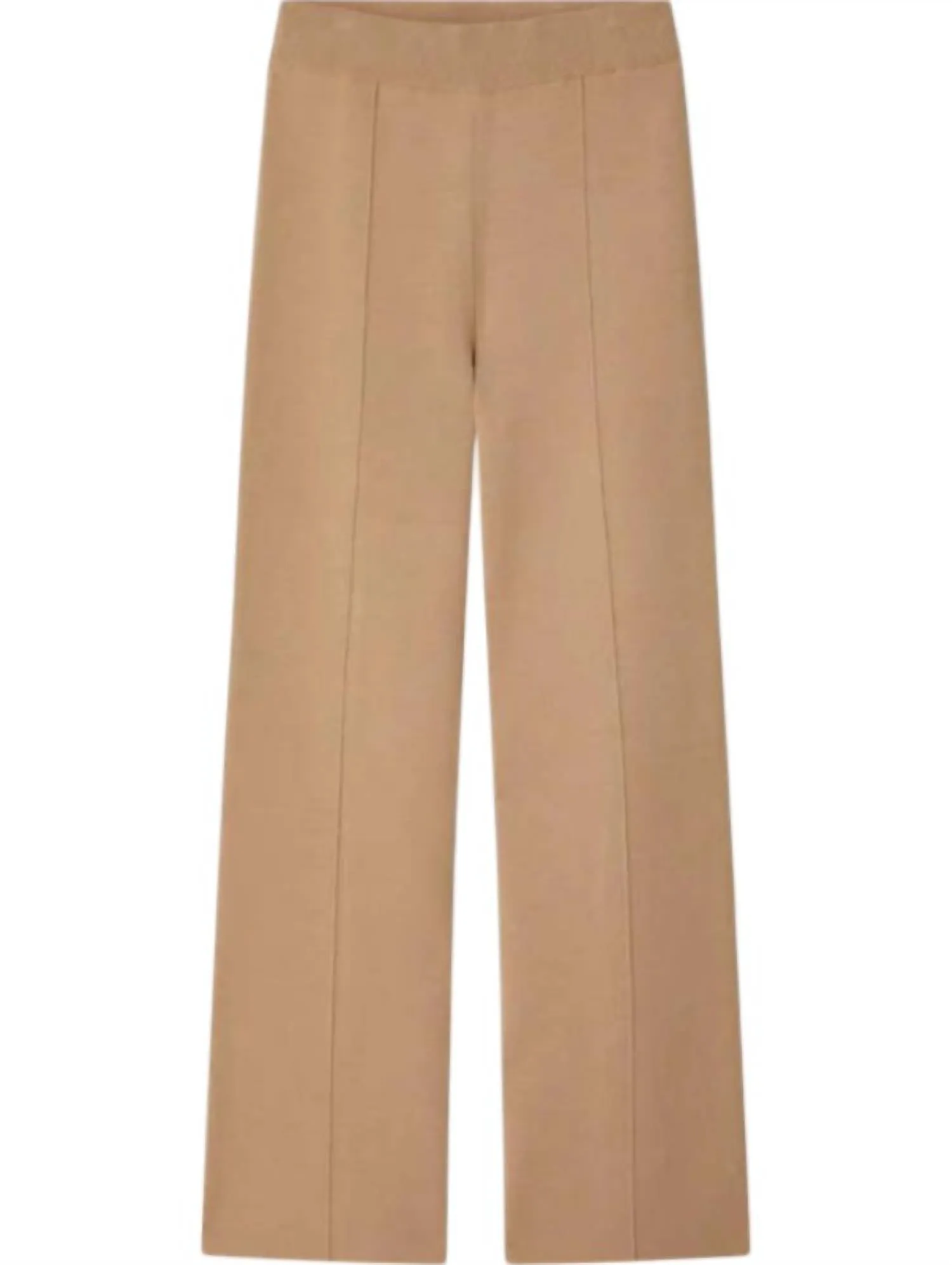 Superfeine Bio-Baumwollhose in Vintage-Kamel