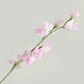 Sweet Pea Artificial Silk Flower 62cm Light Pink SWEETPEA005,dried artificial flower