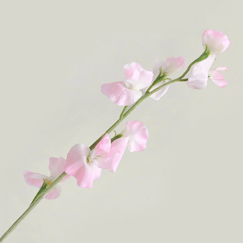 Sweet Pea Artificial Silk Flower 62cm Light Pink SWEETPEA005,dried artificial flower