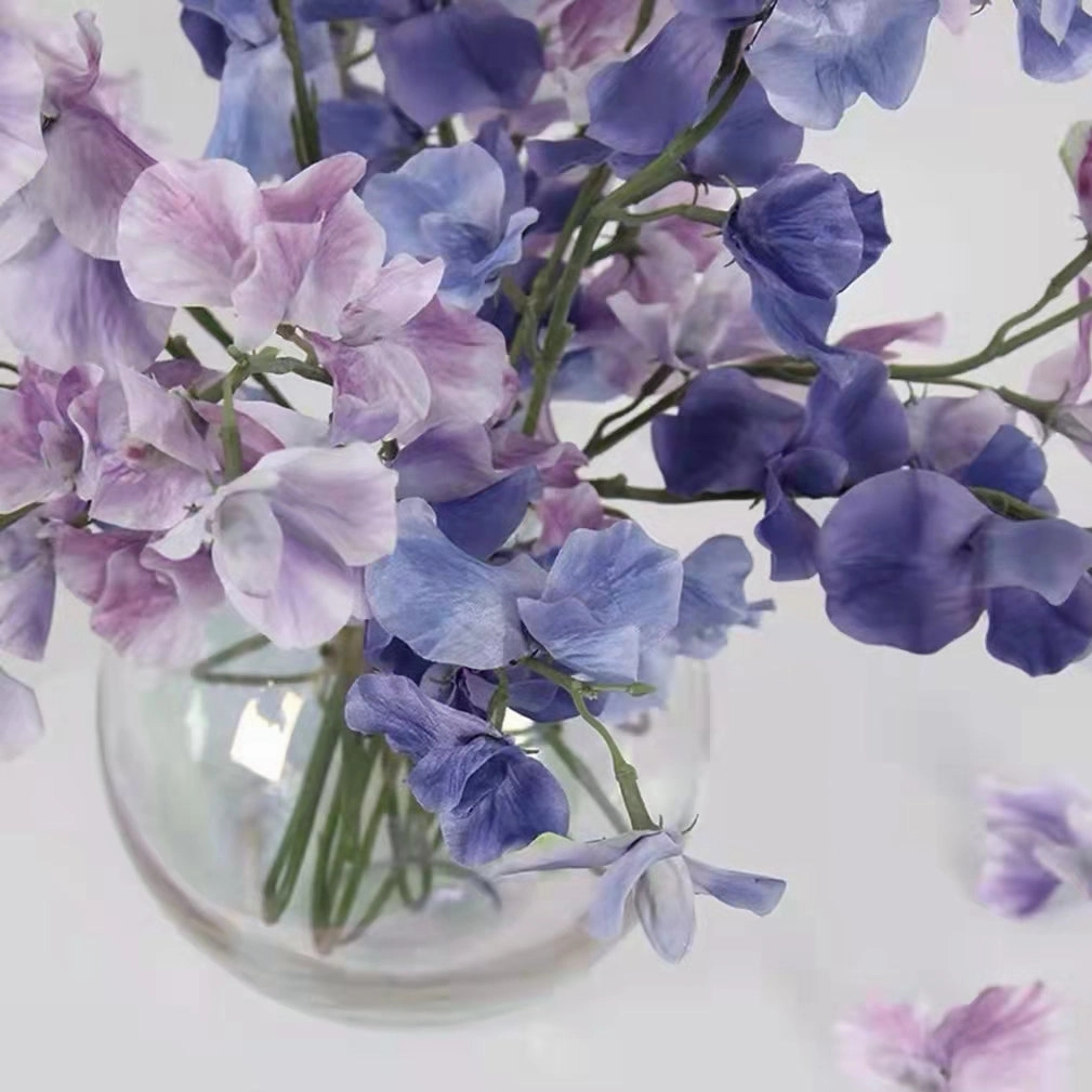 Sweet Pea Flowers Artificial Silk Stem SWEETPEA001-002