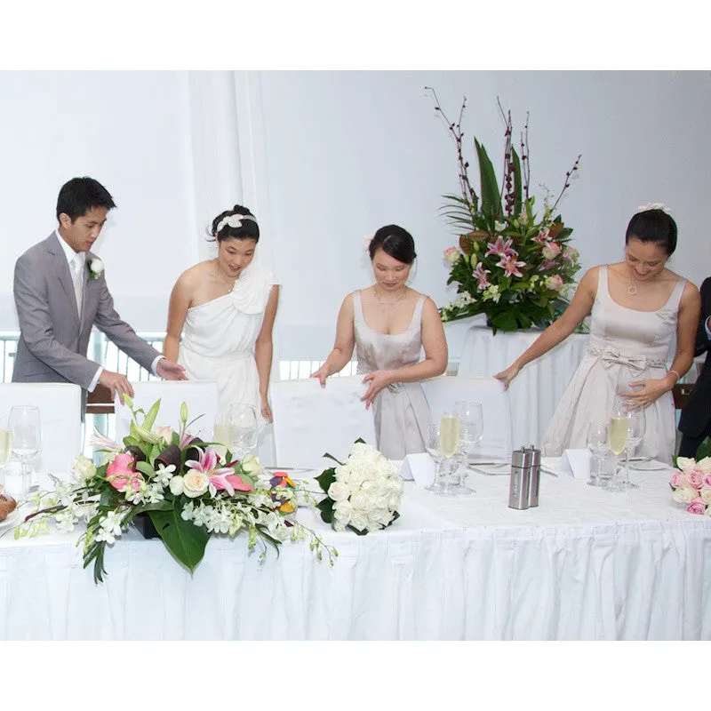 Table Centres - Long,realistic flower bouquet 