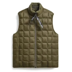 Taion Down Boa Reversible Weste Olive / Dunkelolive