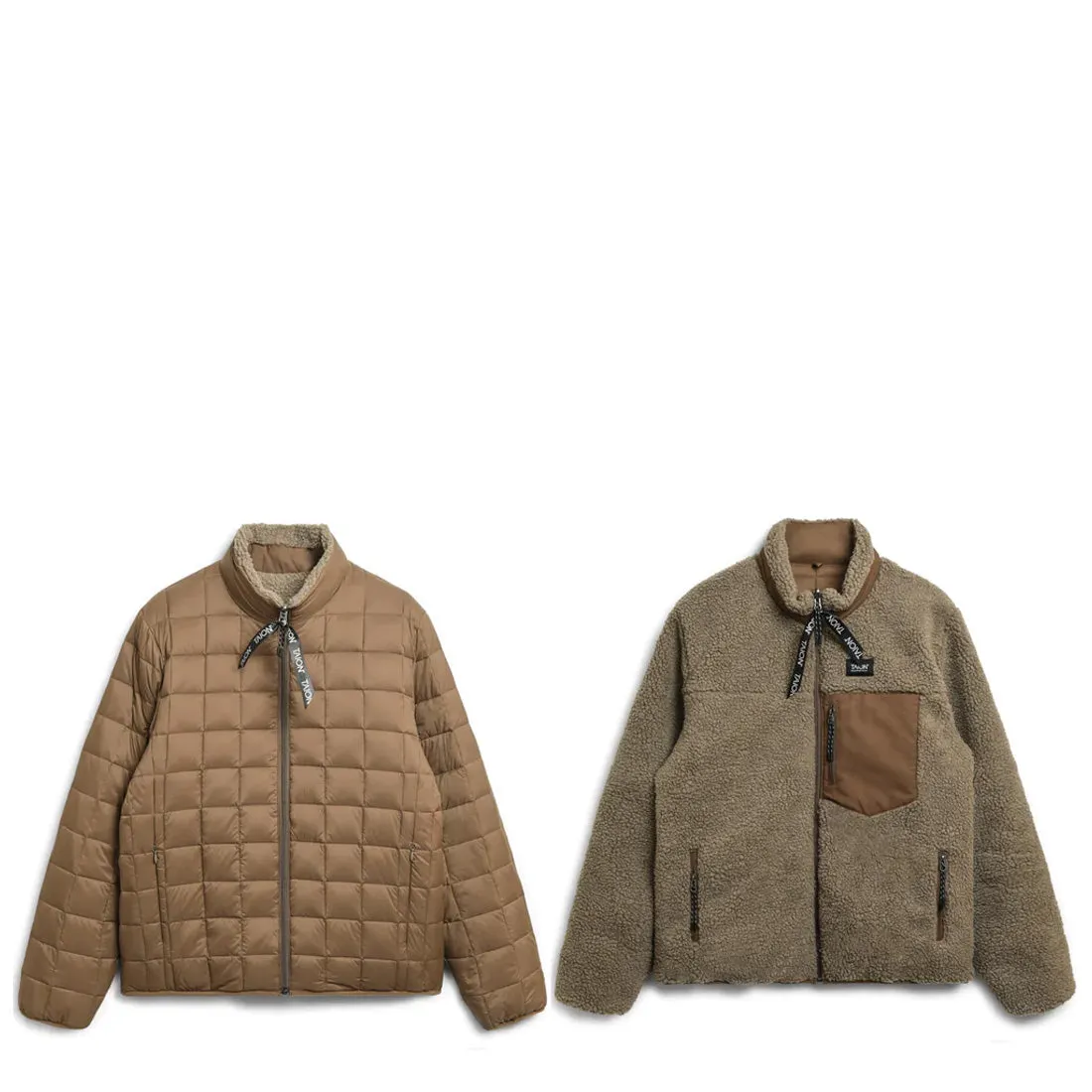 Taion Down x Boa Reversible Jacke L. Braun / Beige