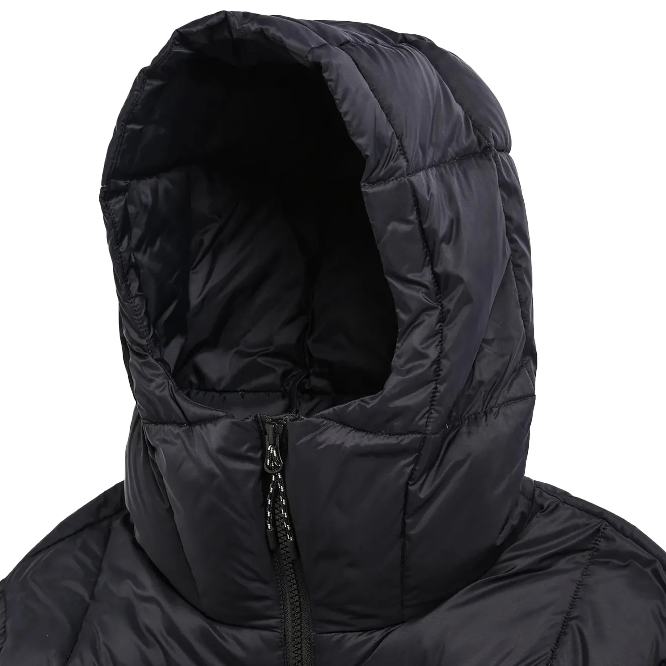 Taion Volume Kapuzen-Daunenjacke Schwarz