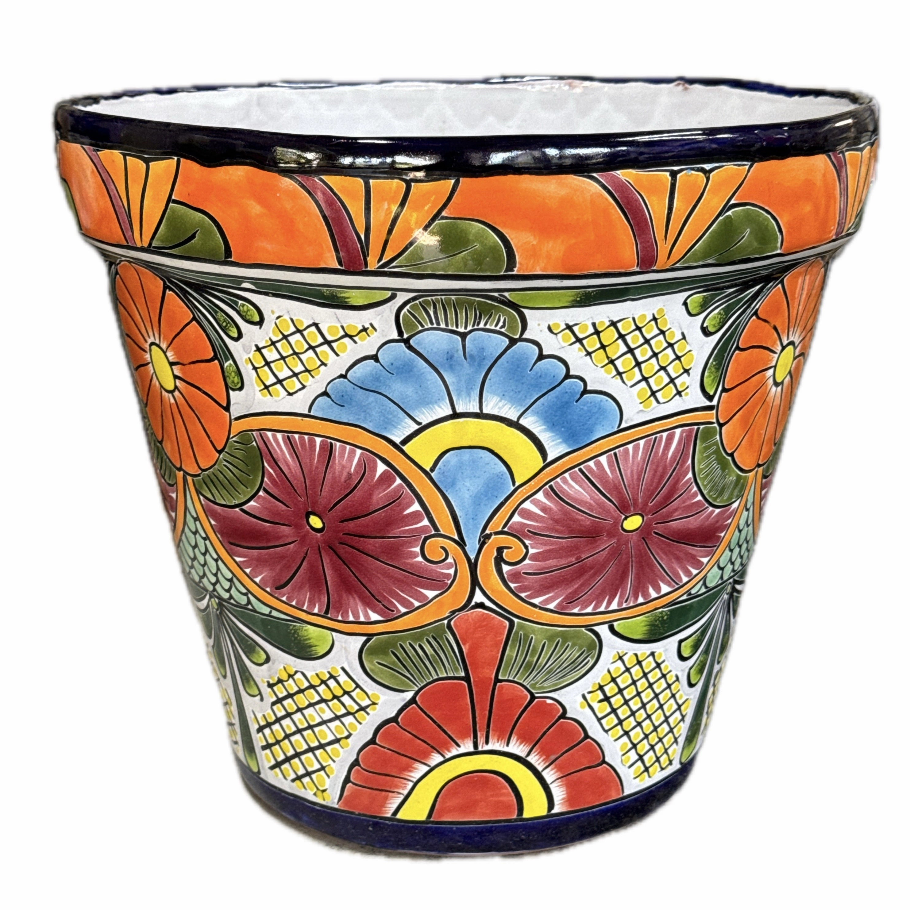 Talavera Planter (33x36cm),terracotta plant pot