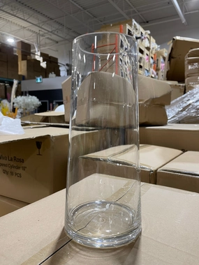 Tapered Cylinder Vase 10"x3D,aesthetic flower vase