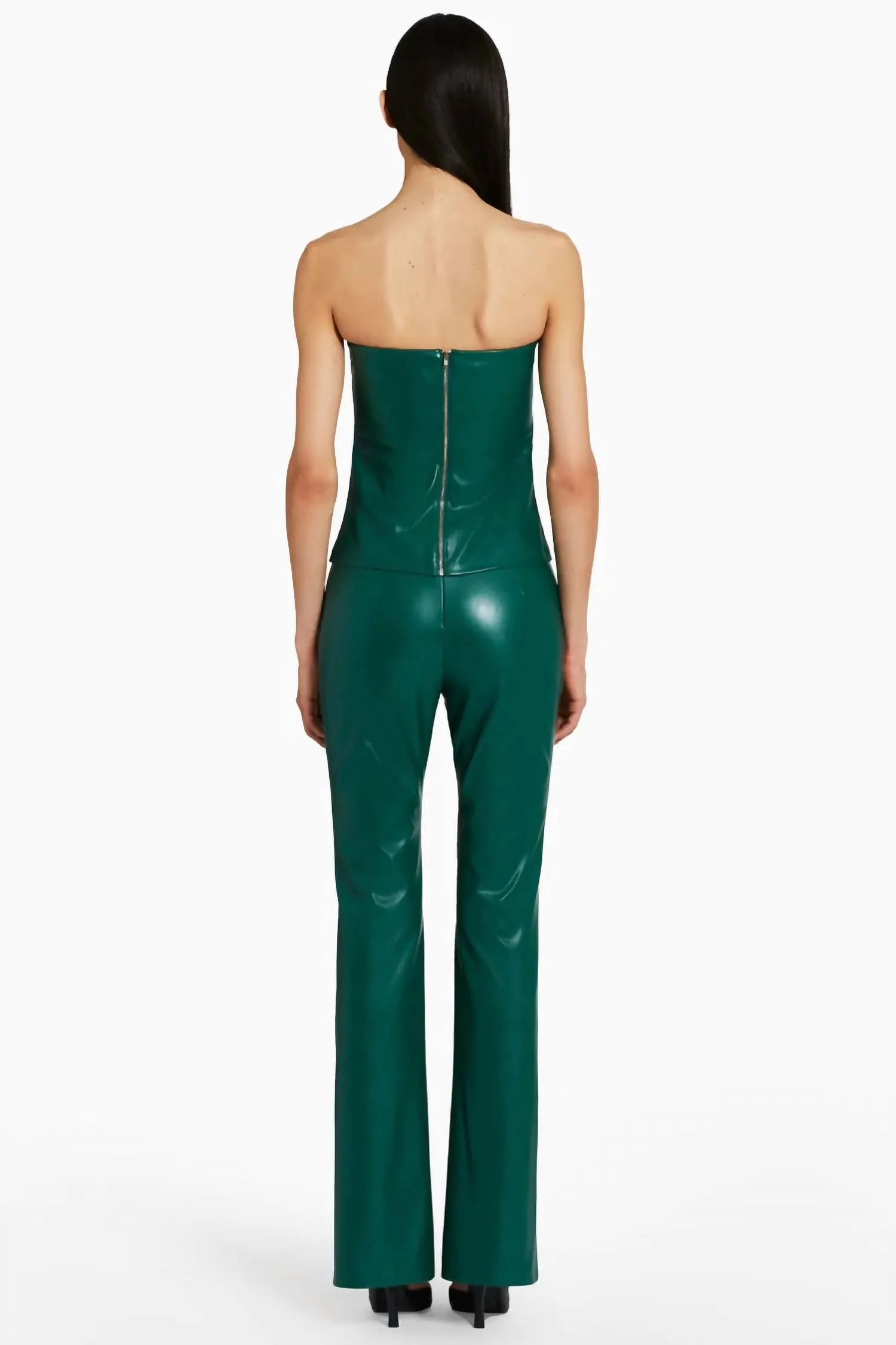 Tavira Kunstlederhose in Grün