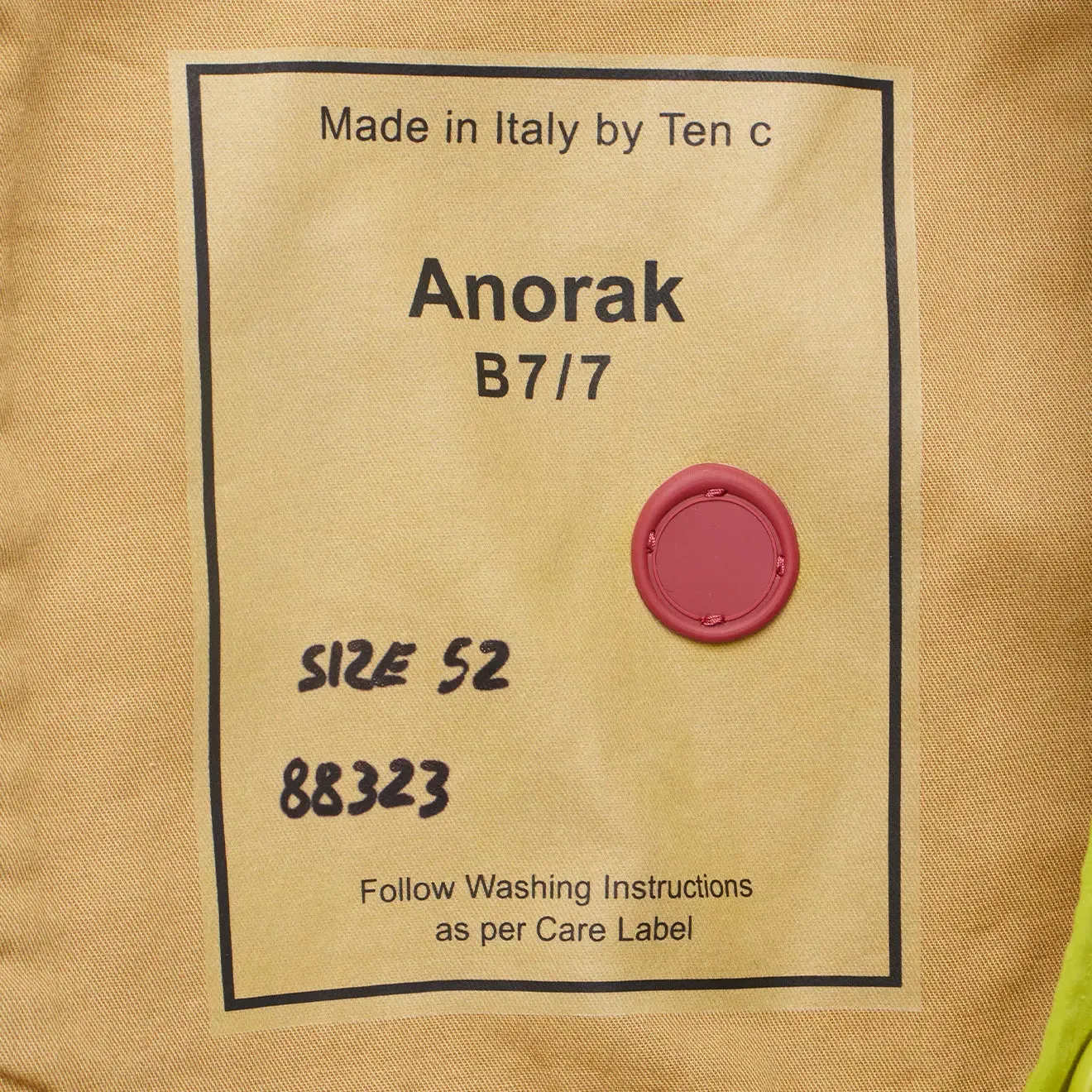 Ten C Anorak Absinthgrün