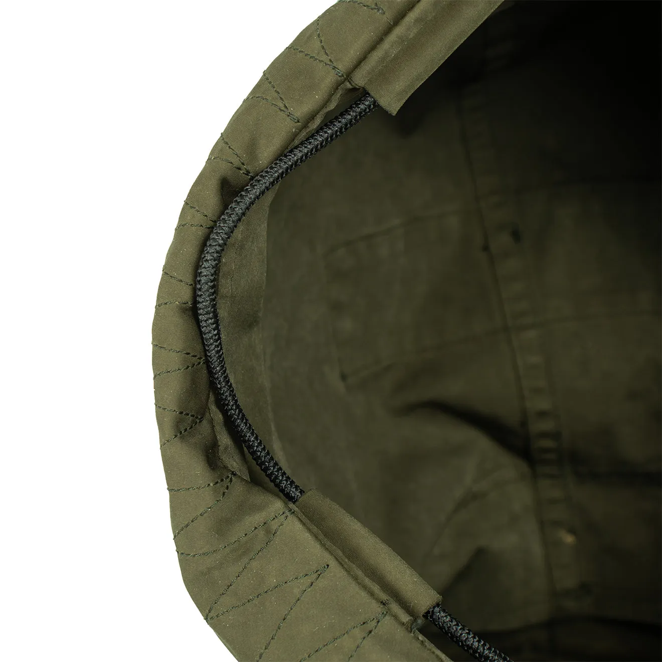 Ten C Kapuzen-Parka-Jacke Grün