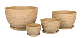 Terracotta 3101 - 31 Palm Sugar,unique decorative planter
