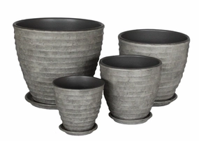Terracotta  3713 - 951 Anthracite,unique decorative planter