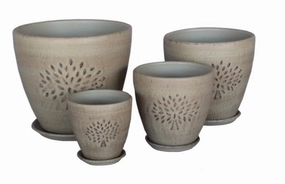 Terracotta 3738 - 350  Matted Classic Brown,unique decorative planter