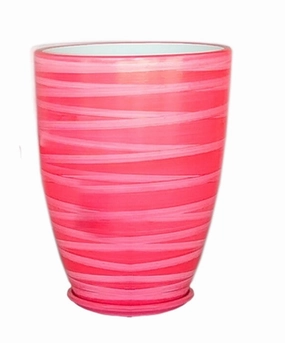 Terracotta 3903-244  Crossy Red,unique decorative planter