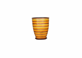 Terracotta 3905 - 306  Silky Orange,unique decorative planter