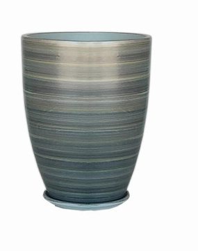 Terracotta 3905 - 307  Silky Grey,unique decorative planter