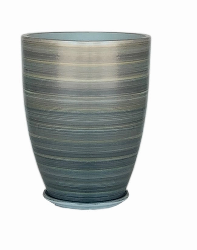 Terracotta 3905 - 307  Silky Grey,unique decorative planter
