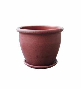 Terracotta 4400-321 Matted Rose Apple,unique decorative planter