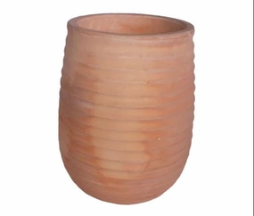Terracotta Ribbed  planter 006,unique decorative planter