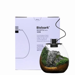 Terrarium with Grow Light  Bioloark Nano Moss Terrarium,garden yard decoration