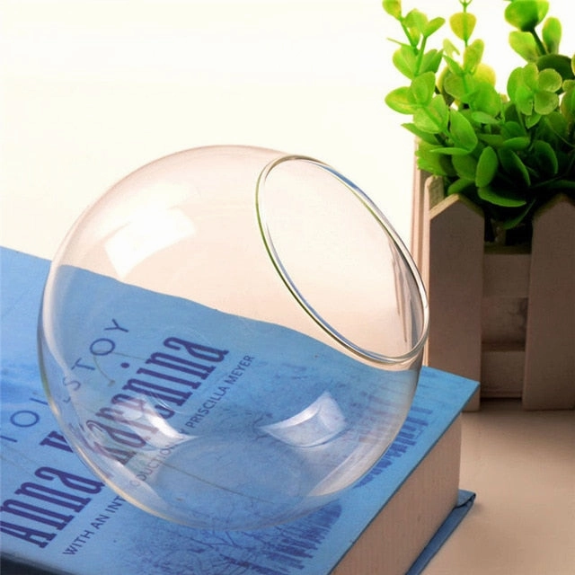Transparent Clear Glass Flower
