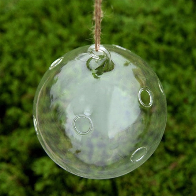 Transparent Clear Glass Flower