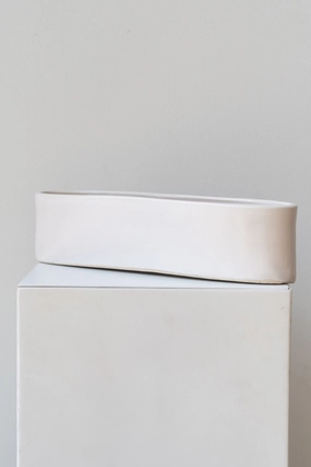 Tray Planter White,indoor flower container
