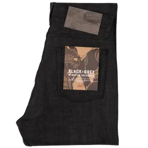 True Guy - Schwarz x Grau Stretch-Selvedge