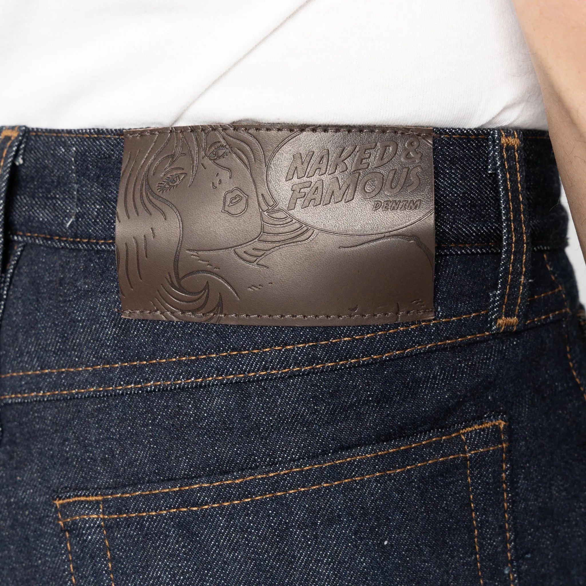 True Guy - Blauer Wave-Selvedge