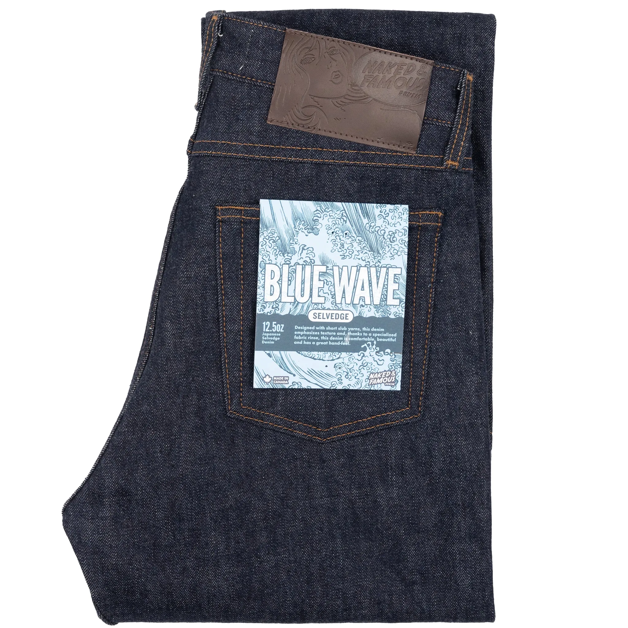 True Guy - Blauer Wave-Selvedge