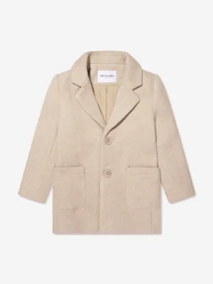 Trussardi Boys Imaril Langer Mantel in Beige
