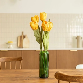 Tulipe en papier jaune,mother's day bouquet