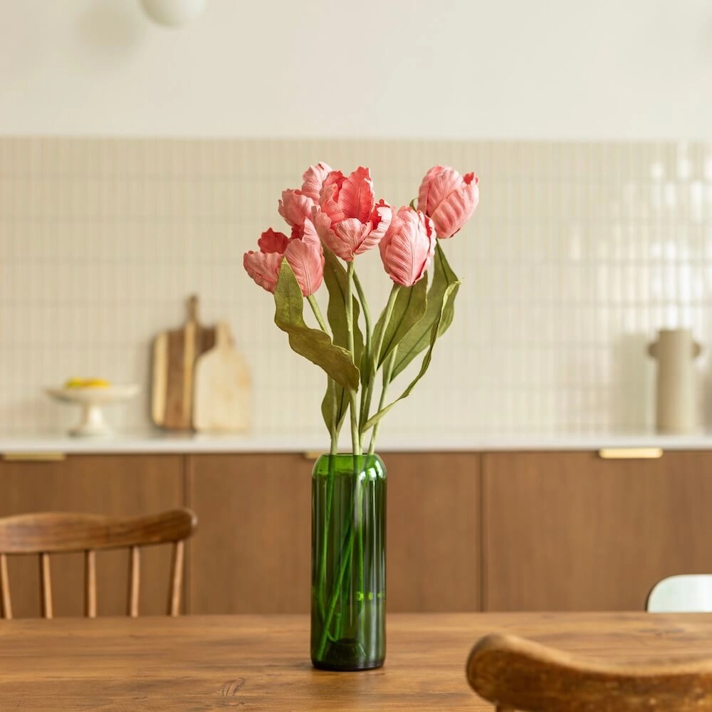 Tulipe en papier rose