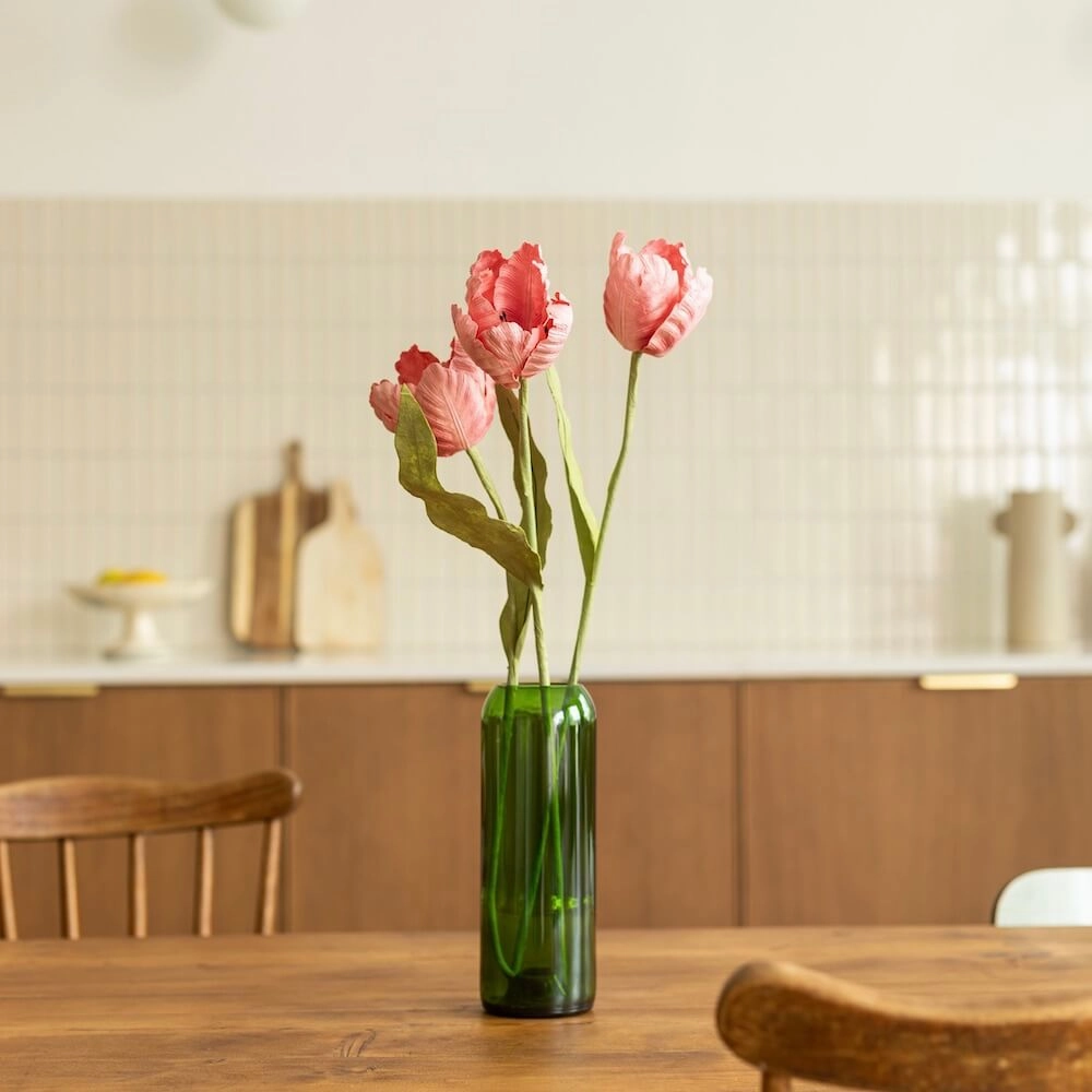 Tulipe en papier rose