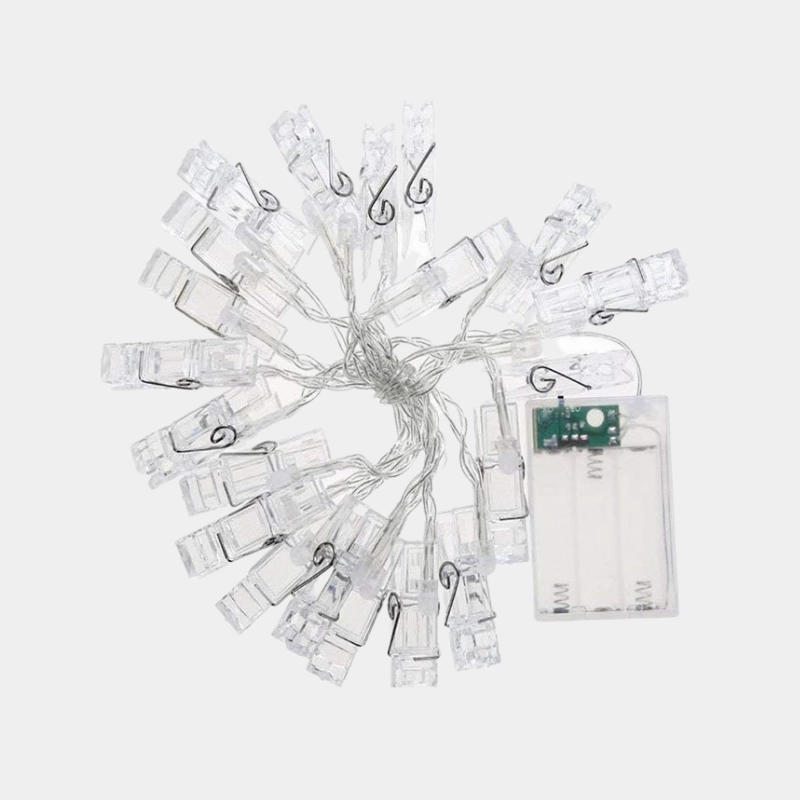 Twinkle LED String Lights Photo Holder