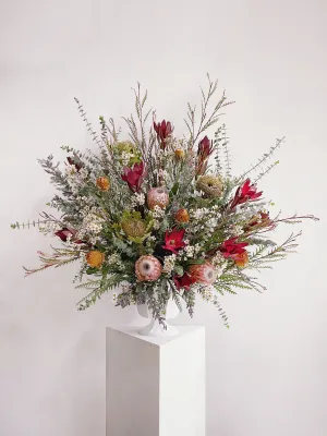 UA-6 Tropical Love,realistic flower bouquet 