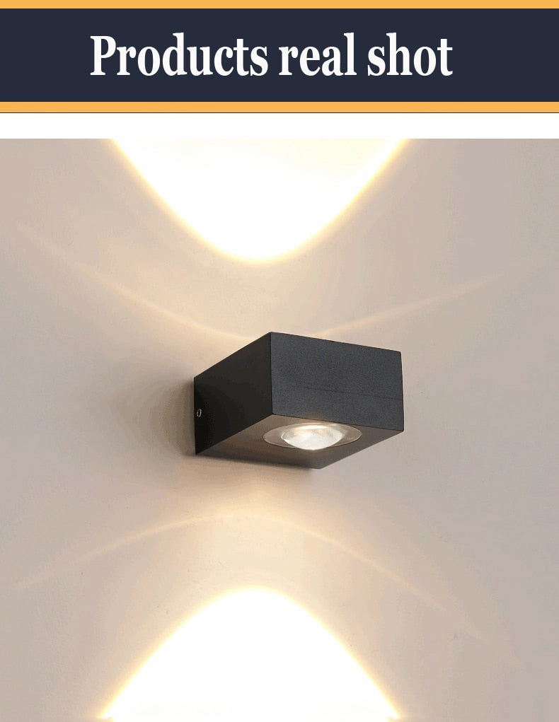 UFO Black Box Waterproof Wall Lamp