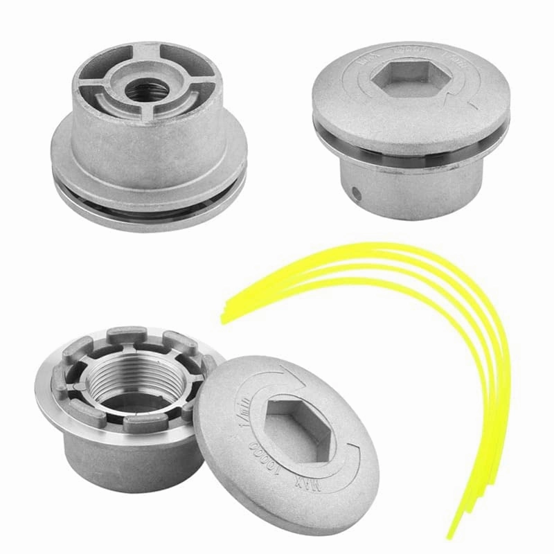 Universal Aluminum Grass Trimmer Head With 4 Lines Brush Cutter