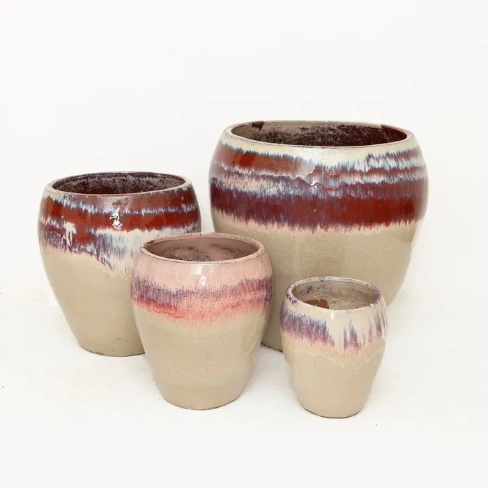 Urn Planter Red Velvet,terracotta plant pot