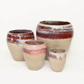 Urn Planter Red Velvet,terracotta plant pot