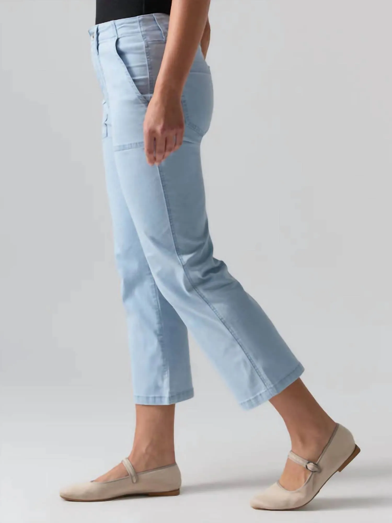 Urlaubs-Crop-Hose in Ultra Blass