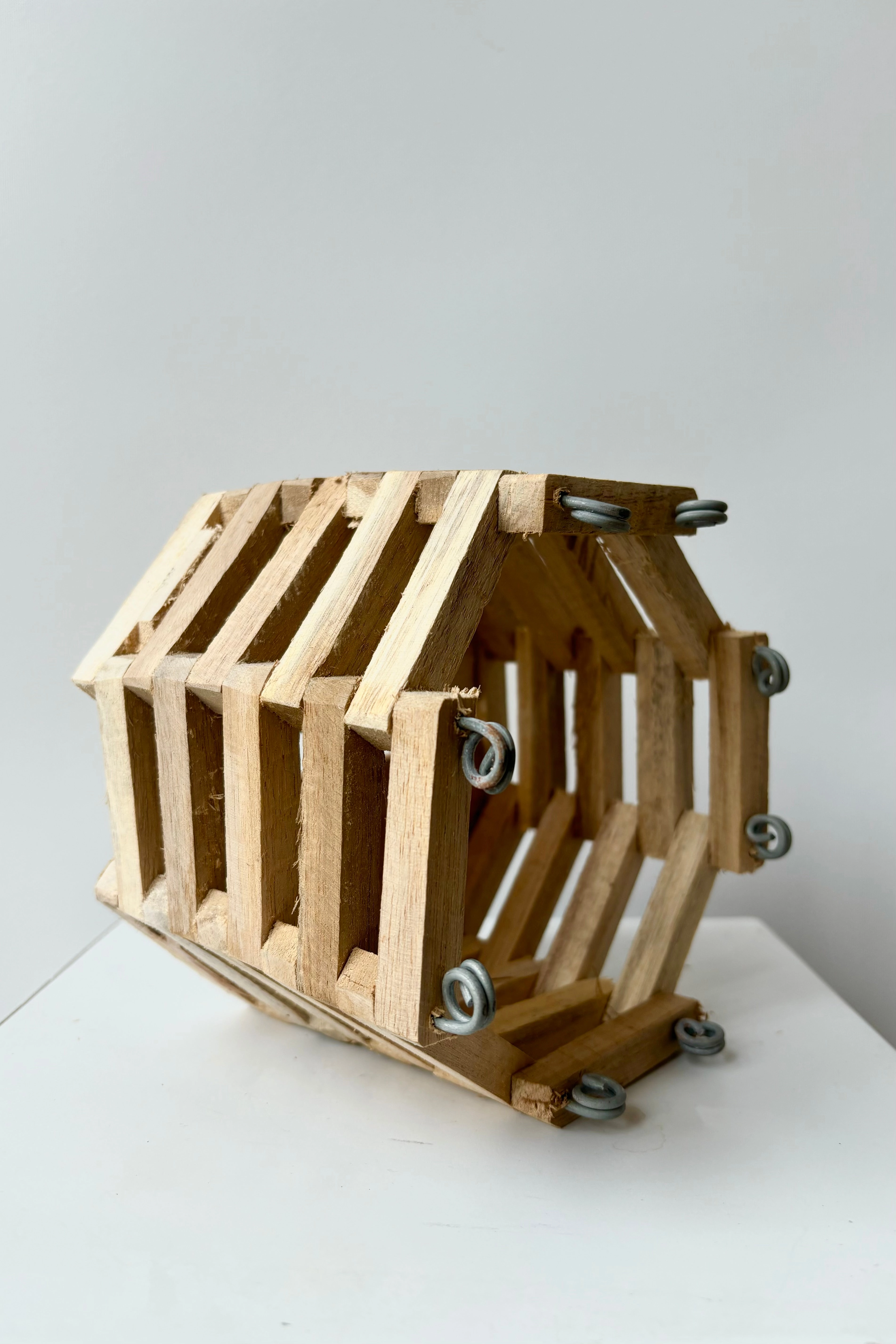 Vanda 6" Octagonal Wood Basket