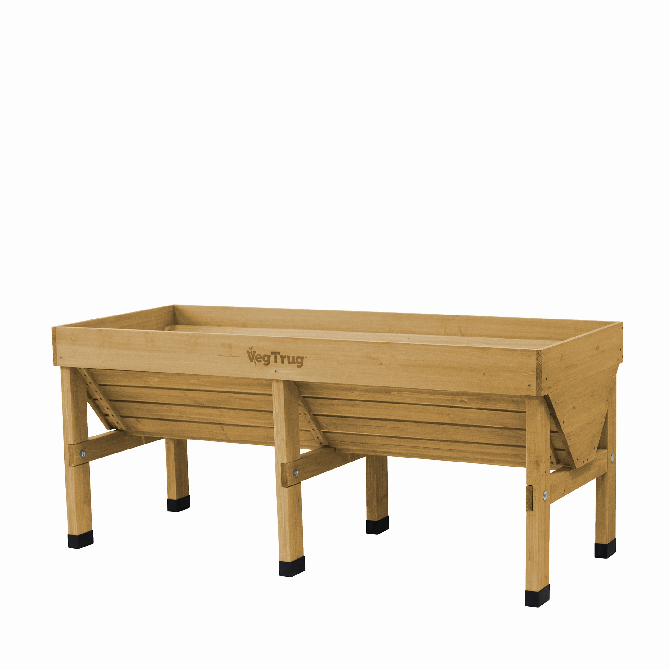 VegTrug Medium Wood Planter,garden field mower