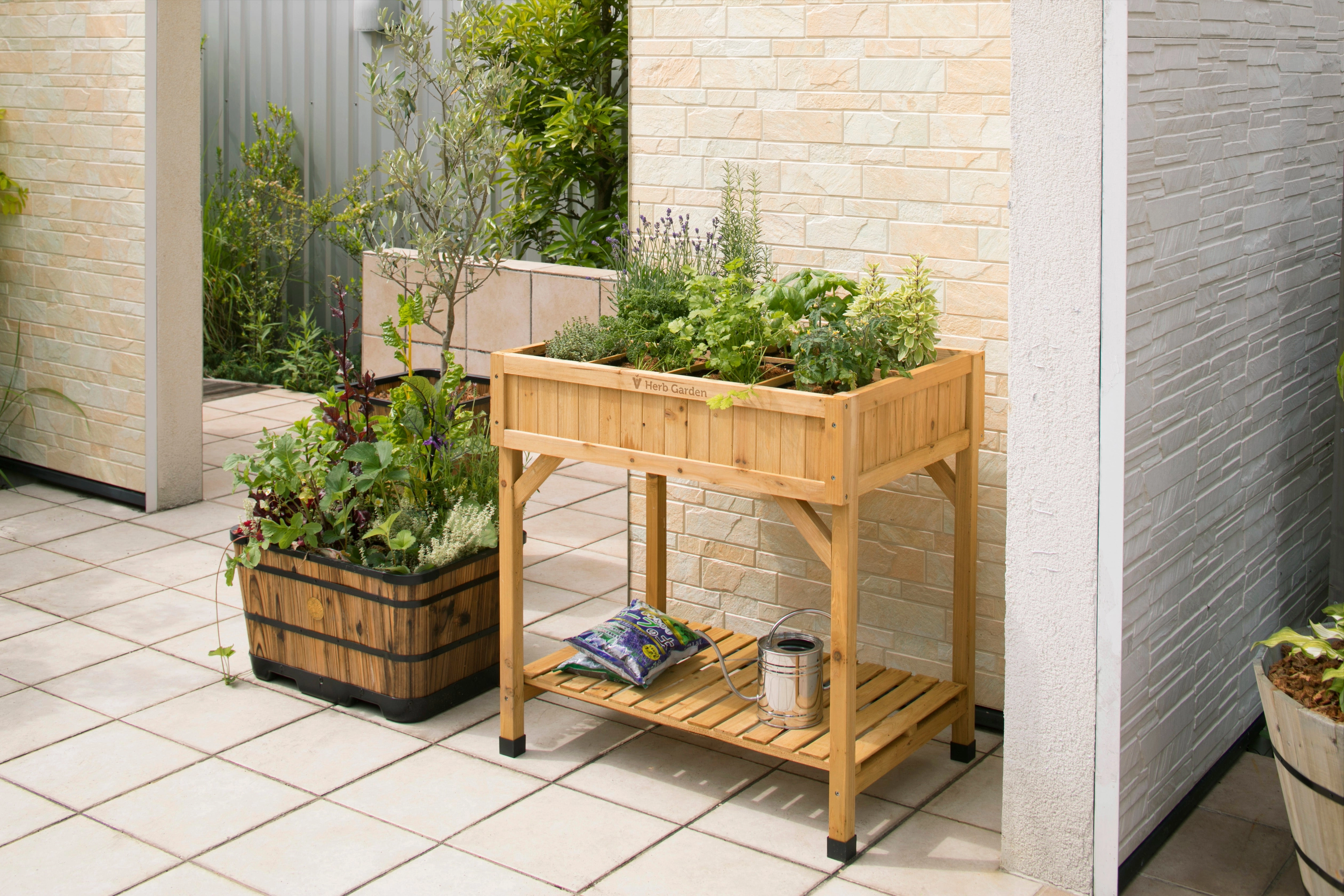 VegTrug Wood Herb Garden Planter