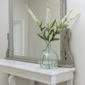 Veronica Spray White 74cm,dried artificial flower