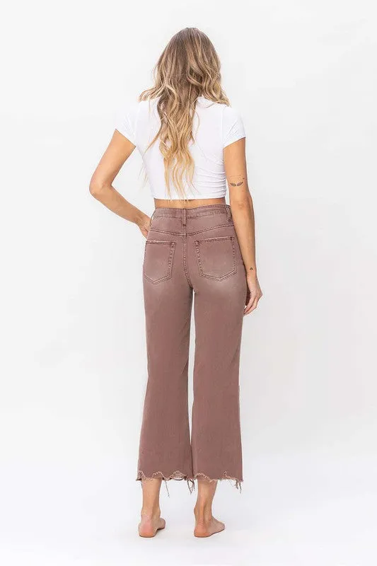 Vervet 90er Vintage Crop Flare Jeans