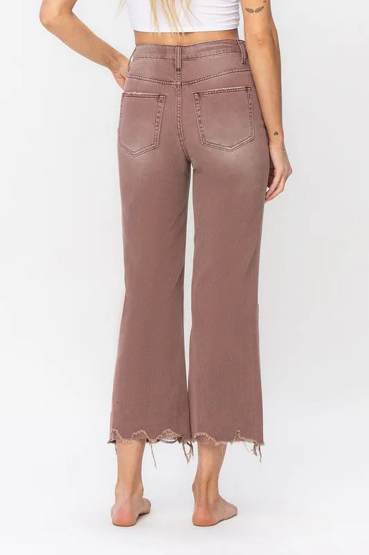 Vervet 90er Vintage Crop Flare Jeans