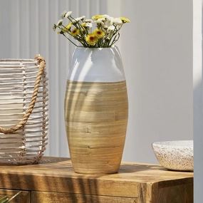 Vina Vase set of 3,hand-painted ceramic vase