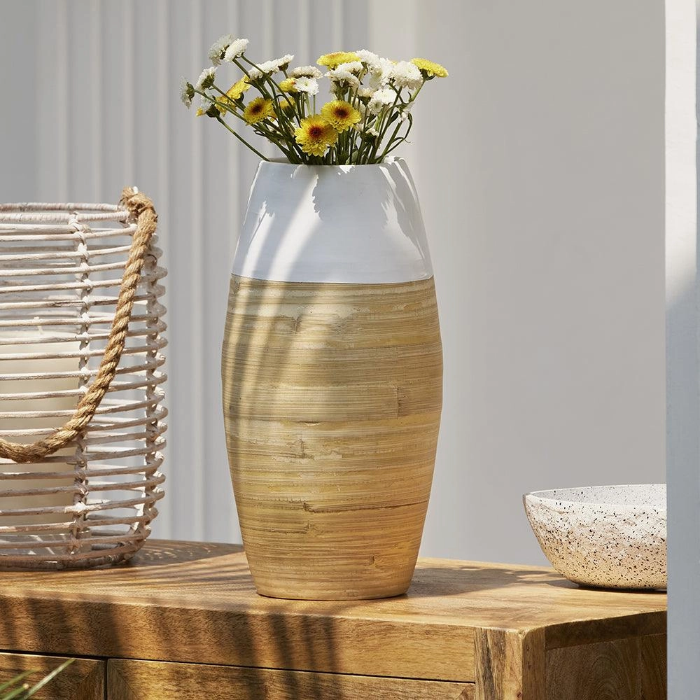 Vina Vase set of 3,hand-painted ceramic vase